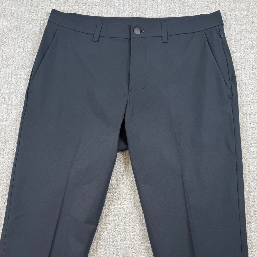Lululemon Mens 32x30 Dark Gray ABC Commission Slim Fit Warpstreme Pants LM5AO4S